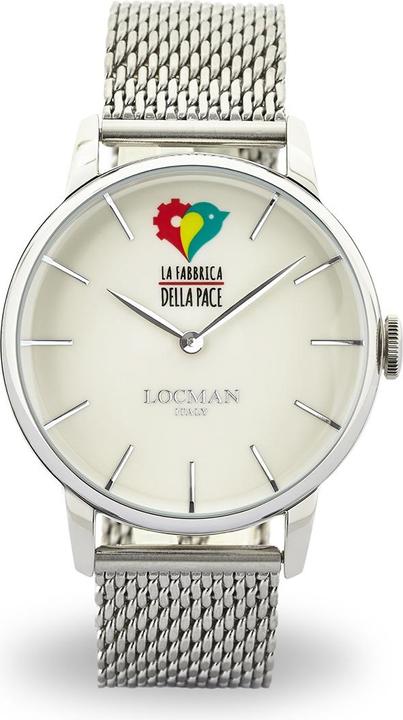 Immagine prodotto Locman Orologio da uomo Italia 1960 La Fabbrica Della Pace Ref. 0251 (Orologio da polso analogico, 41 mm)