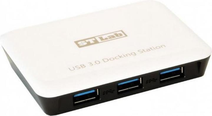 Produktbild Exsys USB 3.0 HUB + RJ45 Gigabit Port (USB-A, 4 Ports)
