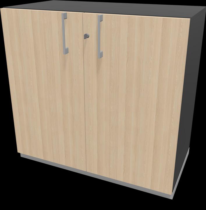 Eschendekor sandbeige mit Struktur, Silbergrau, Dunkelgrau