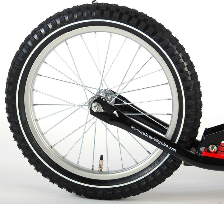 Actual product image Volare Step - Jongens en Meisjes - 16 inch - Zwart/Rood