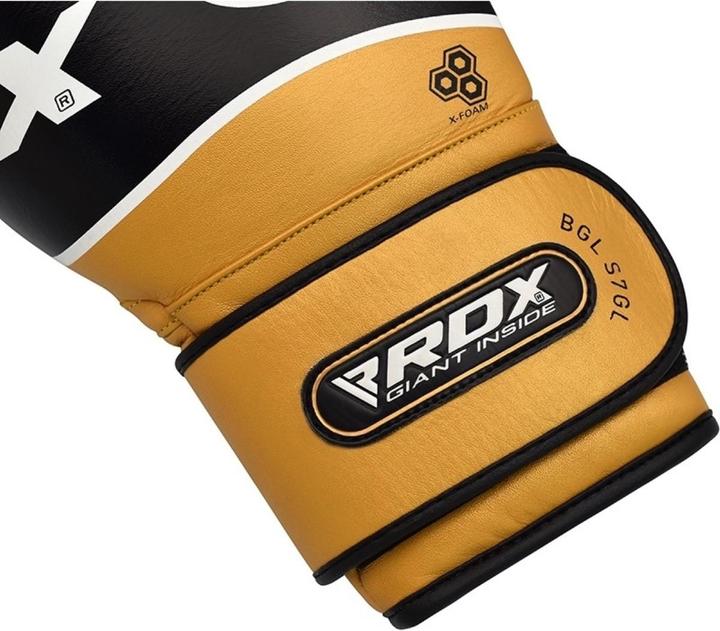 Actual product image Rdx S7 Bazooka Leather Boxing Sparring Gloves (16 OZ, One size)