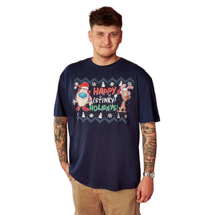 Produktbild Ren & Stimpy Happy Stinky Holidays TShirt (S)