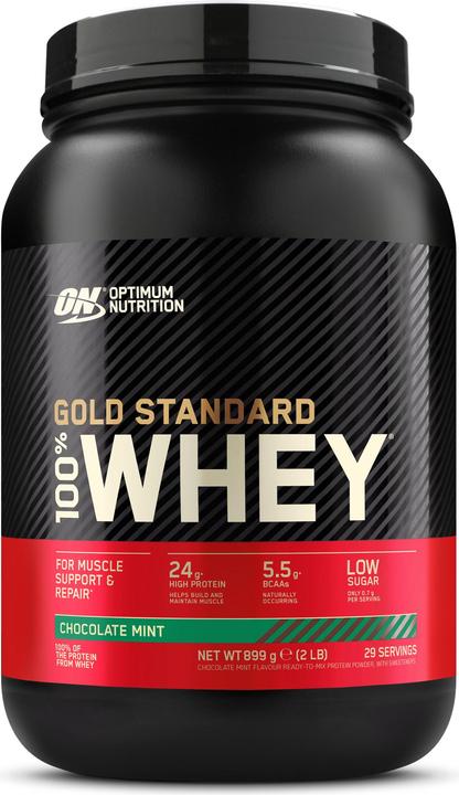 Immagine prodotto Optimum Nutrition Gold Standard 100% Whey (Menta al cioccolato, 1 pz., 899 g)