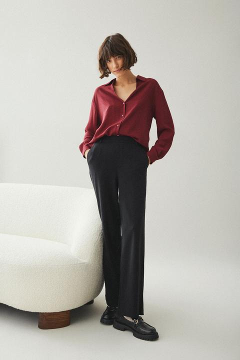 Produktbild Vila High Waist Hose mit weitem Bein (34)