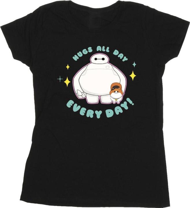 Immagine prodotto Disney Big Hero 6 Baymax Hugs Everyday Maglietta Donna (XL)