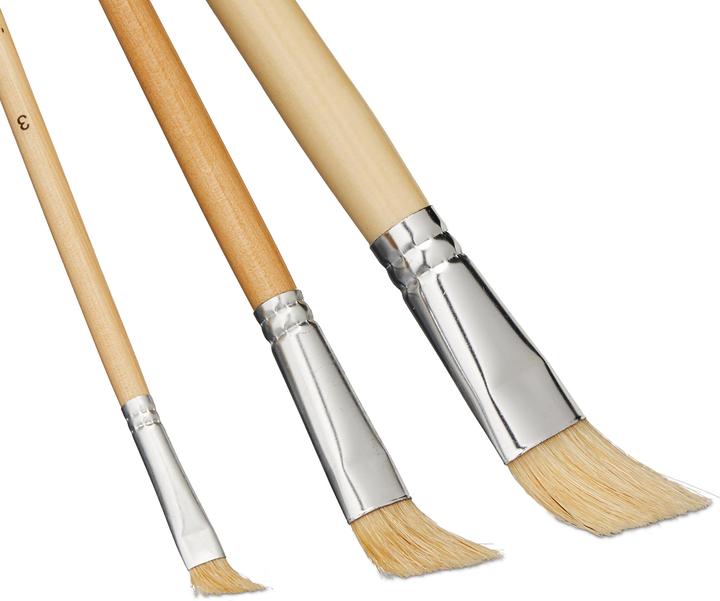 Actual product image Relaxdays 20-piece bristle brush set (17 mm)