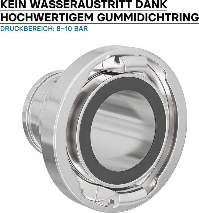 Produktbild Wiltec Storz Kupplung C 52mm Druckkupplung langer Stutzen Aluminium (Kupplung, 52 mm)