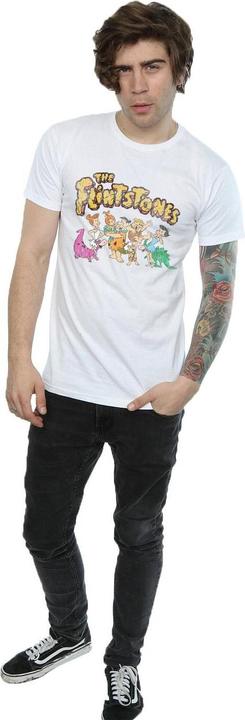 Immagine prodotto The Flintstones Group Distressed Maglietta Uomo (M)
