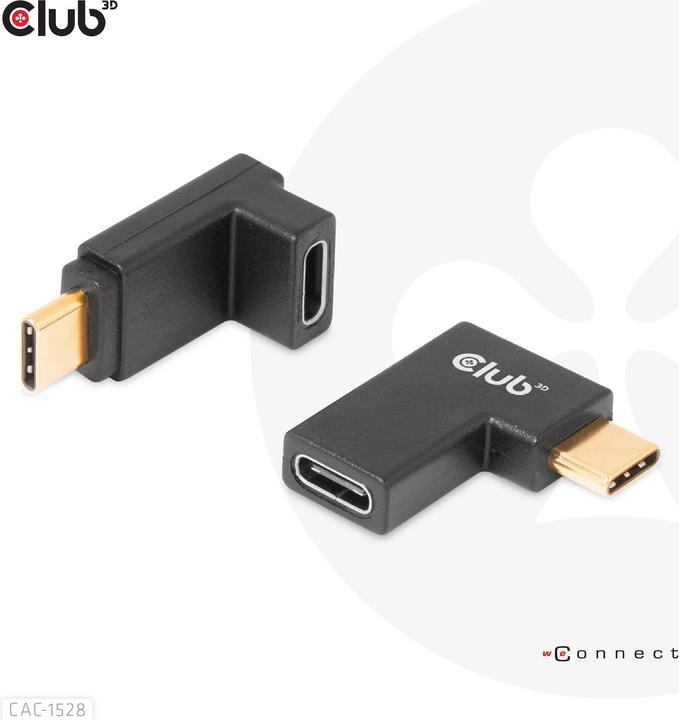Actual product image Club 3D Club3D Adapter USB 3.2 Type C <> USB 3.2 Type C St/B (USB 3.2 Gen 2)
