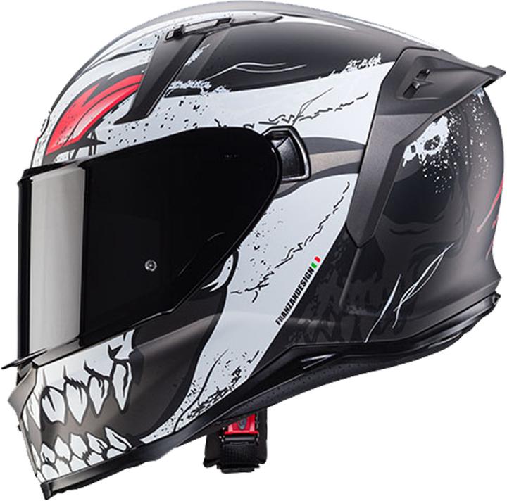 Image du produit Caberg Casque Intégral Avalon X Punk / Noir / Blanc / Rouge / Mat (S)