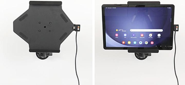 Produktbild Brodit Halter Aktiv USB, 12/24V, für SAMSUNG Galaxy Tab A9+, inkl. USB-Ladegerät