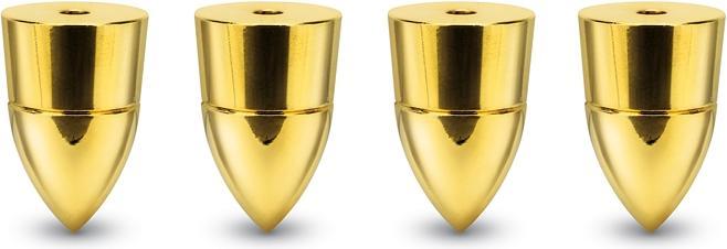 Immagine prodotto Dynavox Set di 4 basi per altoparlanti e dispositivi SubWatt in ottone (Interruttore audio)