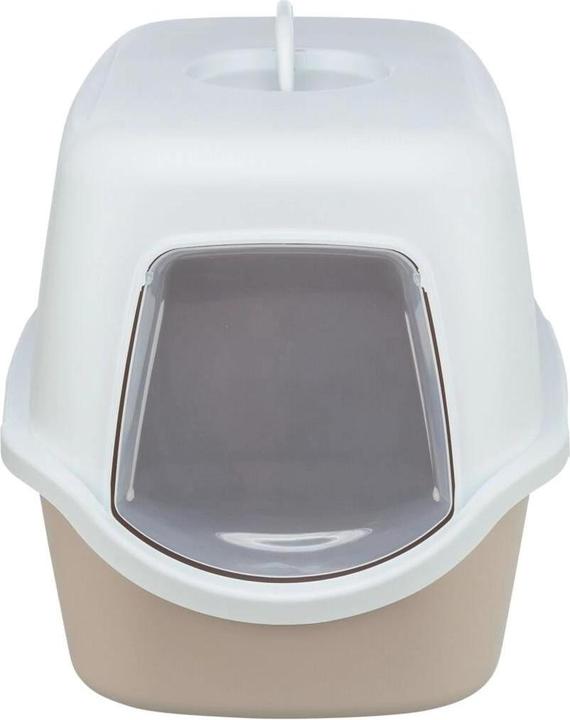 Image du produit Trixie Bac à litière Vico avec capot, beige/blanc (Bac à litière fermé)