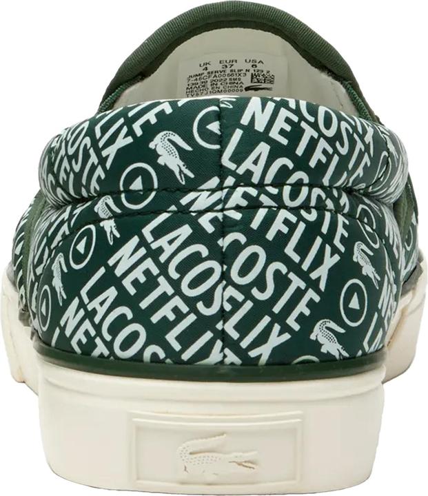 Actual product image Lacoste Womens/Ladies Netflix Serve Slip-on Trainers (38)