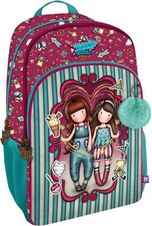 Image du produit Gorjuss Sac à dos scolaire Fireworks rouge grenat (29 x 45 x 17 cm)