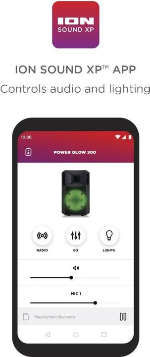 Actual product image ION Audio POWER GLOW 300 (20 h, Rechargeable battery operated)