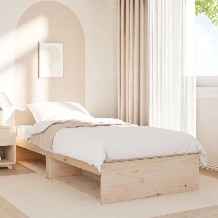 Immagine prodotto VidaXL Letto da giorno con materasso 100x200 cm in legno massiccio di pino divano letto divano letto (100 x 200 cm)