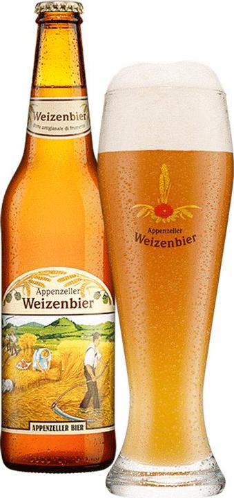 Image du produit Appenzeller Bier Bière de blé biologique 4 x 0,5 l (4 x 50 cl)