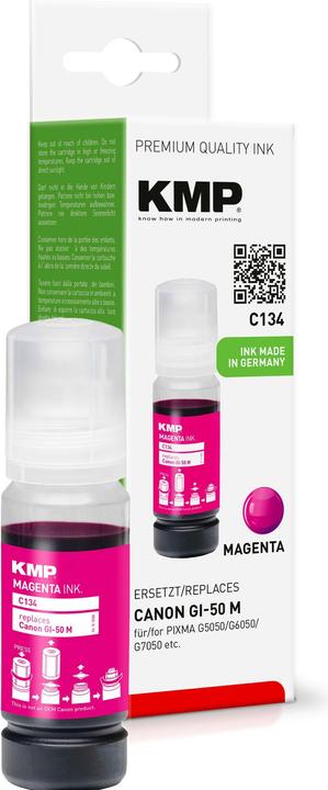 Produktbild KMP Nachfülltinte ersetzt Canon GI-50 M, 3404C001 Kompatibel Magenta 1580,0006 (1580,0006) (M)