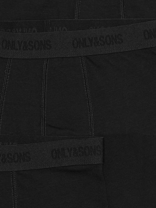 Produktbild Only & Sons Osjfitz Solid Black Boxer 3pk. Acc Noos (122)