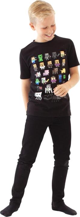Actual product image Minecraft Childrens/Kids Sprites Short-Sleeved T-Shirt (128)