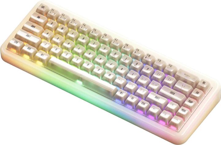 Image du produit Akko YU01 Antique Jade Clavier de jeu, RGB - 65%, V3 Piano Pro Switches (ISO) (US, Filaire, Sans fil)