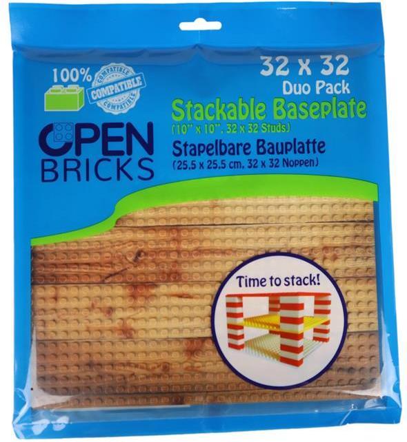 Actual product image Open Bricks OB-P32WF2 Wood Base Plate