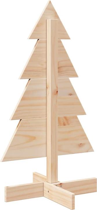 Immagine prodotto VidaXL Albero di Natale in legno Albero di Natale in legno bianco 180cm in legno di pino massiccio (180 cm)