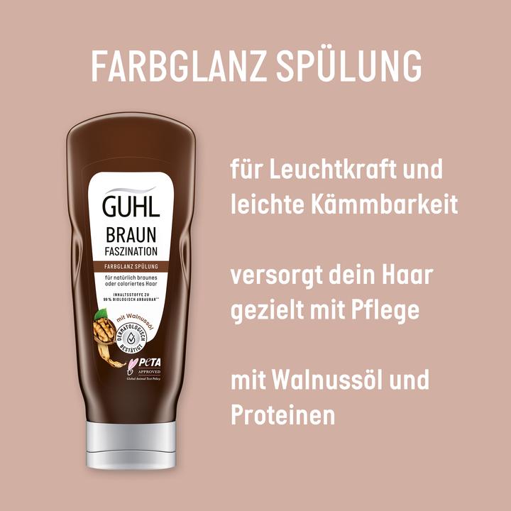 Produktbild Guhl - BRAUN FASZINATION Farbglanz-Spülung (200 ml)