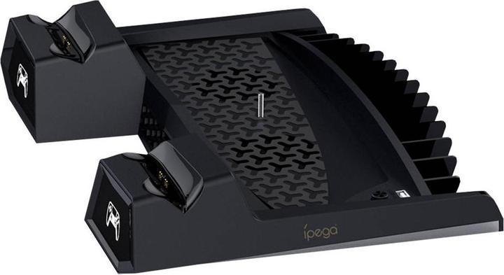 iPega PG-P5023 Multifunctional Cooling Stand for PS5 and accessories (black) (PS5, PS4)