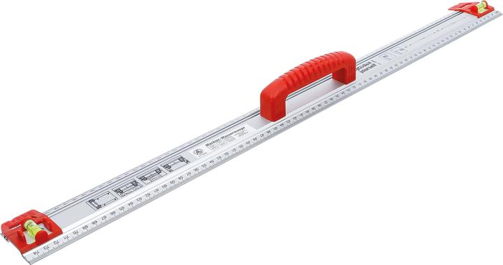 BGS Cutting and Marking Ruler with Handle and Spirit Level 750 mm (75 cm)