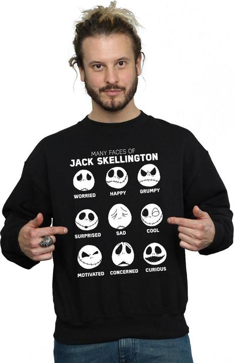 Produktbild Disney Nightmare Before Christmas The Many Faces Of Jack Sweatshirt (XL)