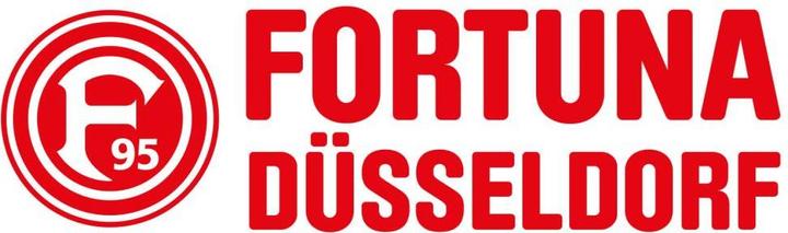 Produktbild Fortuna Düsseldorf Logo mit Schriftzug (60 x 18 cm)