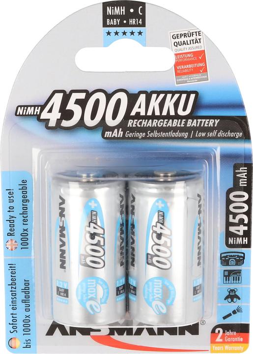 Ansmann Bébé C (2 pcs, C, 4500 mAh)