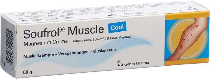 Produktbild Soufrol Muscle Magnesium Creme Cool (1 x, 60 ml, 60 g)