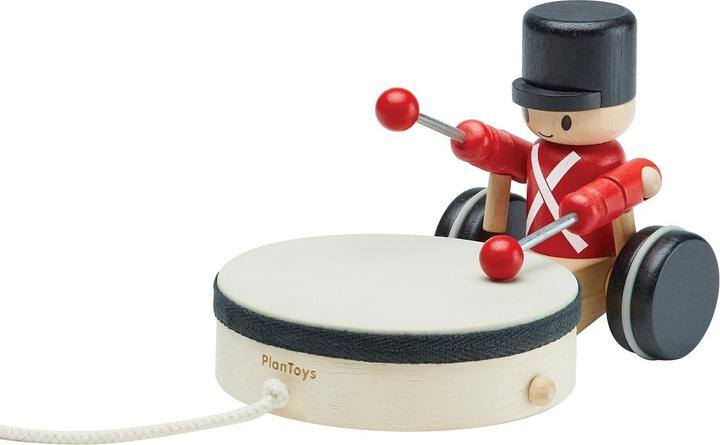 Produktbild Plantoys Plan Toys Pull-Along Drummer