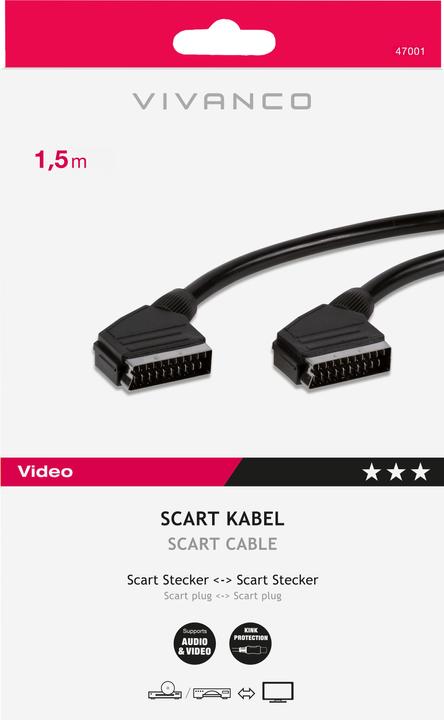 Immagine prodotto Vivanco Scart — Scart (1.50 m, Scart)