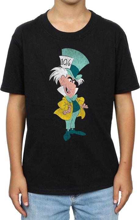 Produktbild Disney Jungen Alice im Wunderland Mad Hatter Klassisches TShirt (140, 146)