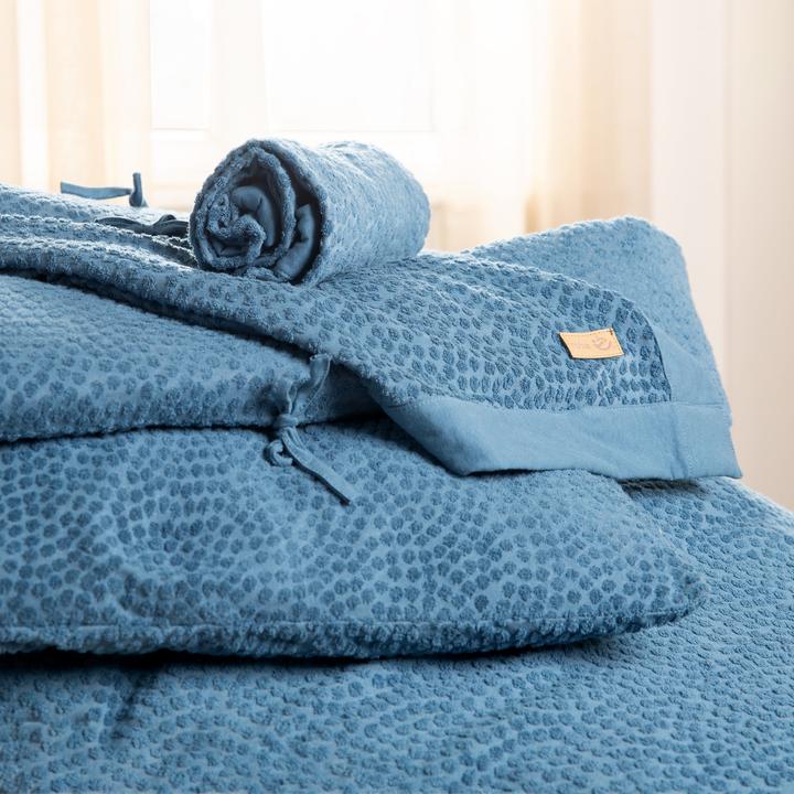 Actual product image Roba Baby blanket 'Seashells' indigo (80 x 80 cm)