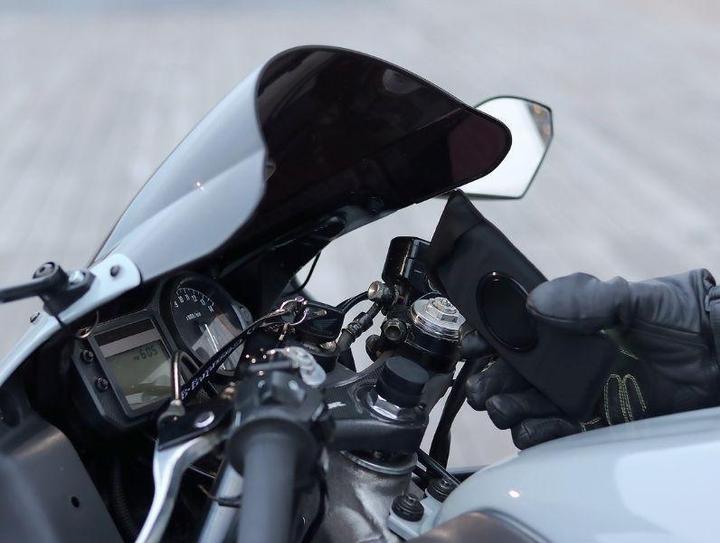Actual product image Shapeheart moto vis demi guidon