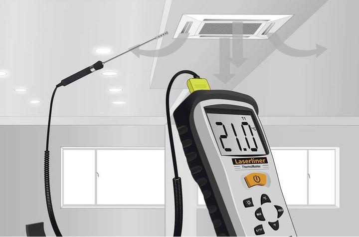 Actual product image Laserliner ThermoSensor Air temperature sensor -50 to 800 °C