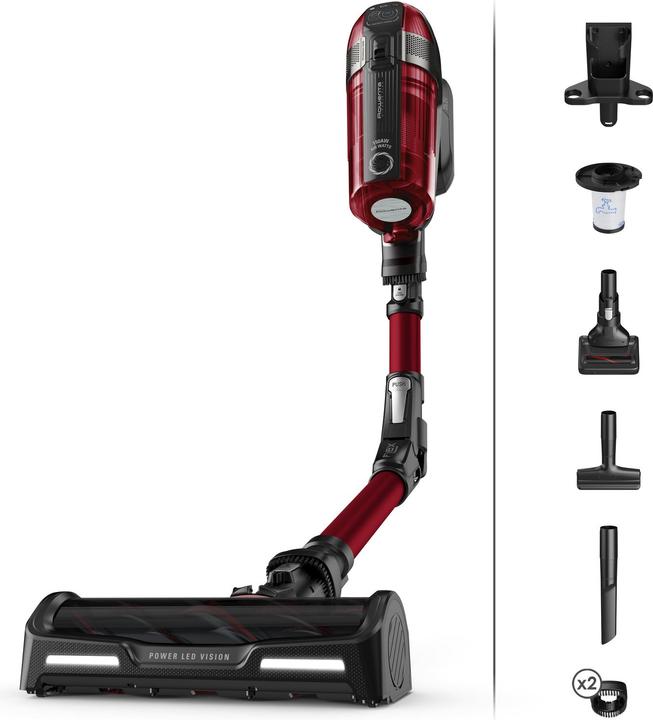 Image du produit Rowenta X-Force Flex 12.60 RH98A9WO Aspirateur à main Rouge Gris Sans sac