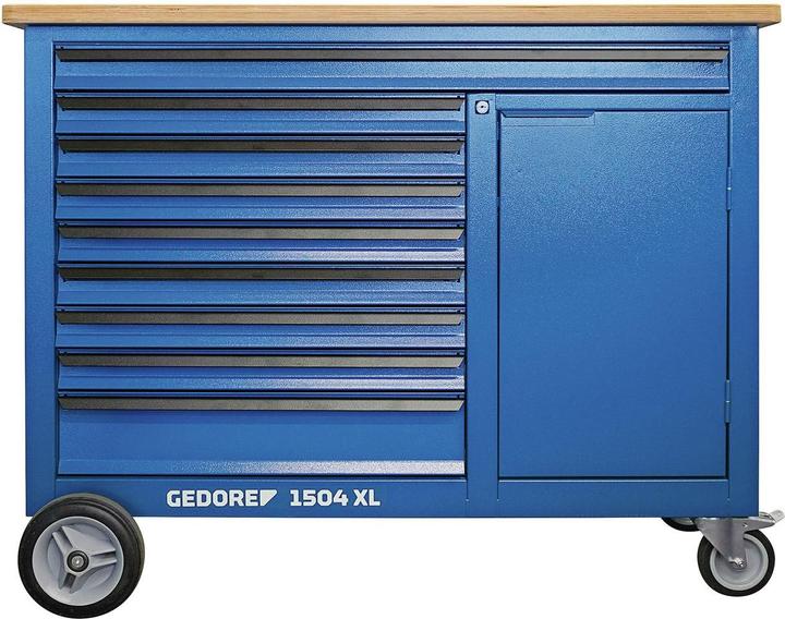 Produktbild Gedore Werkbank mit Profi-Sortiment 306-tlg (125 cm, 63 cm)