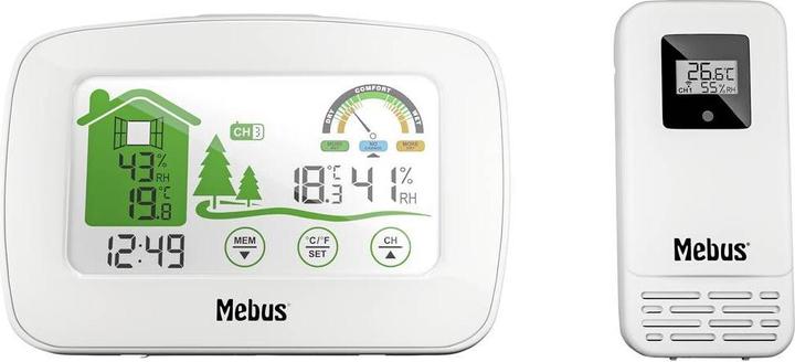 Image du produit Mebus 11038 11038 Station météo sans fil