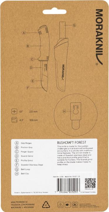 Produktbild Morakniv Bushcraft Forest (10.90 cm)