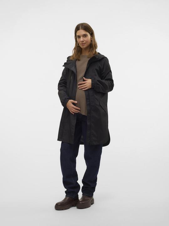 Actual product image Mamalicious Stand-up collar Elasticated cuffs Coat jacket (L)