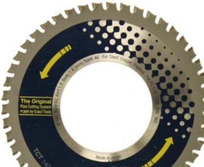 Actual product image Exact Widia Precision Saw for Cutting Steel 140mm 46z (TCT140)