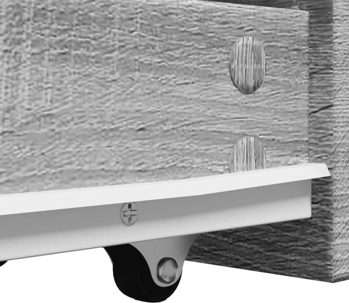 Image du produit VidaXL Armoire de salle de bain Étroite avec roulettes