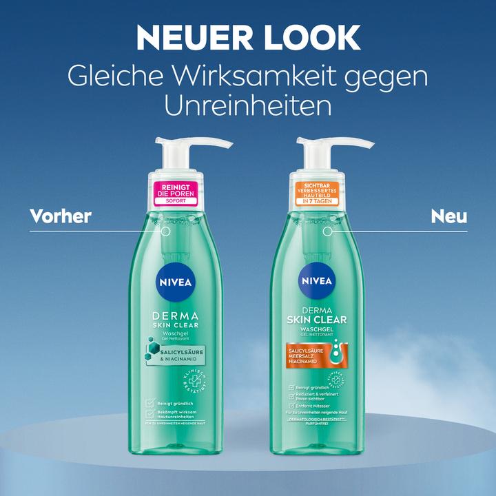Actual product image NIVEA Derma Skin Clear (Gel, 150 ml)