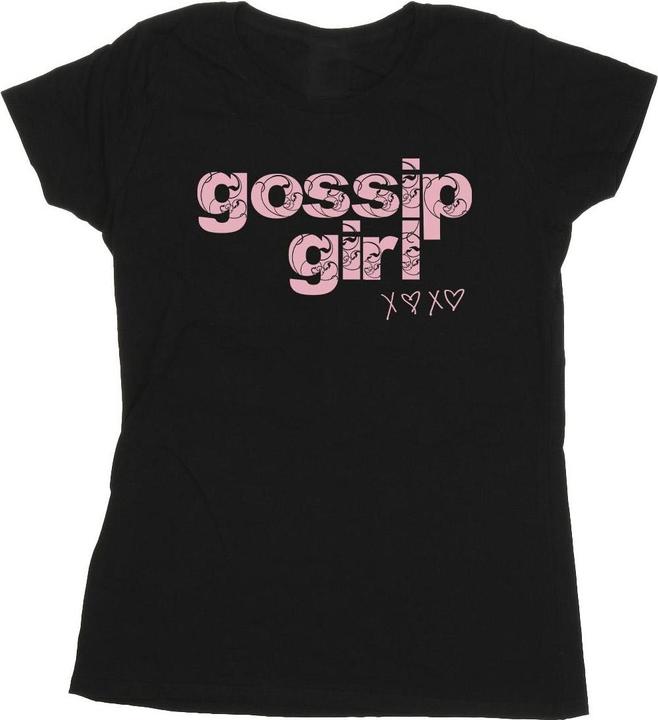 Actual product image Gossip Girl Womens/Ladies Swirl Logo Cotton T-Shirt (XXL)